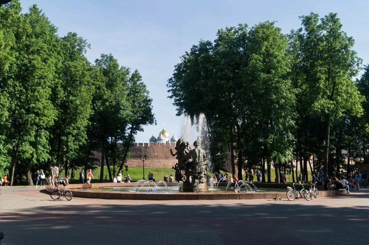 Парки великого новгорода фото ТОП-35 Достопримечательности Великого Новгорода и окрестностей: что посмотреть з