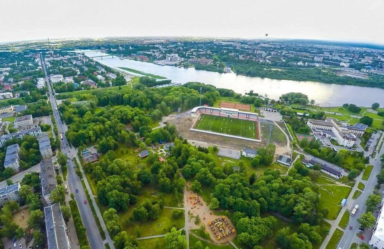 Парки великого новгорода фото Парк 30 лет Октября в Великом Новгороде