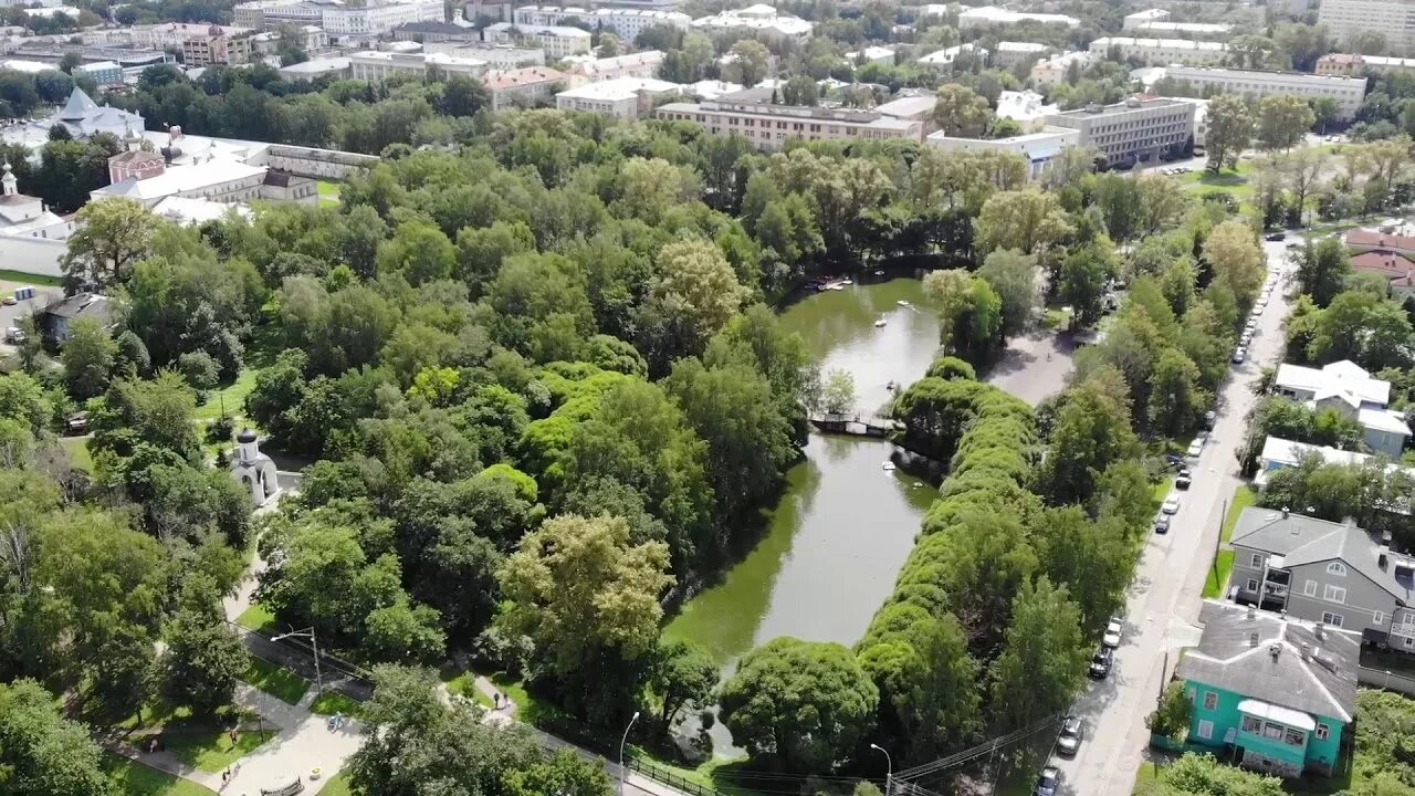 Парки вологды фото Вологда Кремлевский сад - YouTube