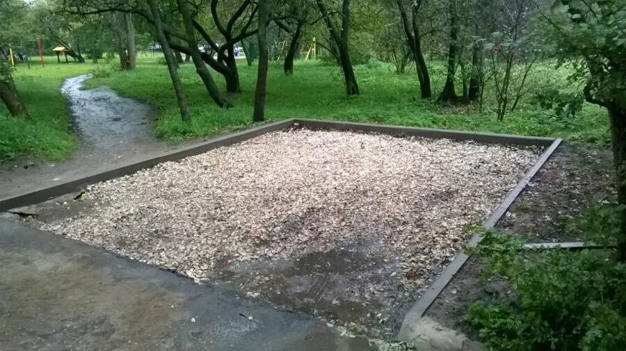 Парковка из щебня на даче своими руками Парковка на даче своими руками из щебня