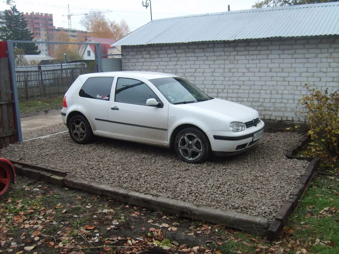 Парковка из щебня на даче своими руками Egida, concrete, concrete products, Saint Petersburg, 5th Verkhniy Lane, 15 - Ya