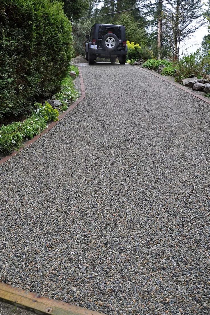 Парковка из щебня на даче своими руками CORE Systems Stabilized Gravel Project Installations Gravel landscaping, Drivewa