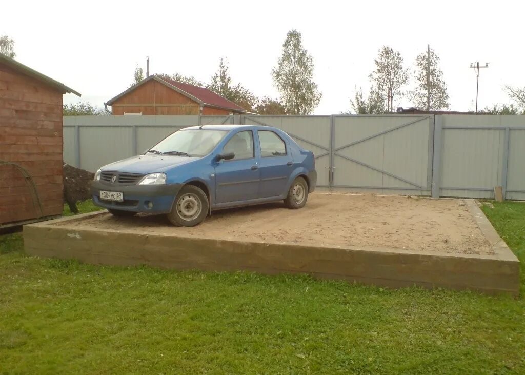 Парковка на даче своими руками для авто Парковка на даче своими руками фото - DelaDom.ru