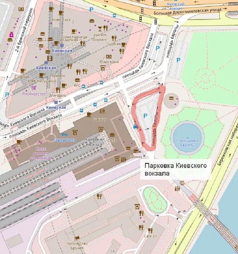 Парковка площадь киевского вокзала 2 фото Каршерингу нужны вокзалы: почему сейчас это проблема и что делать - Трушеринг