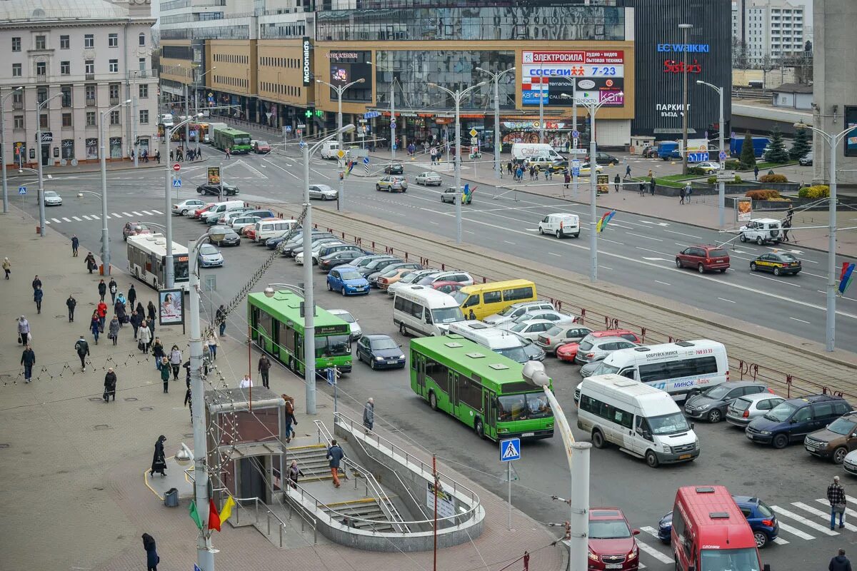 Парковки на жд вокзале минск фото Троллейбусы - отдельно, платная парковка - отдельно. Скоро изменится транспортна
