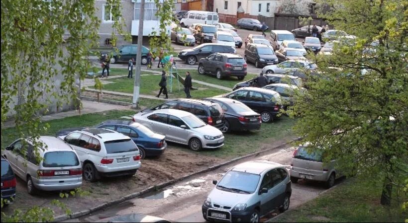 Парковки во дворах фото Мэрия Минска сделает парковку во дворах платной - Единый Транспортный Портал