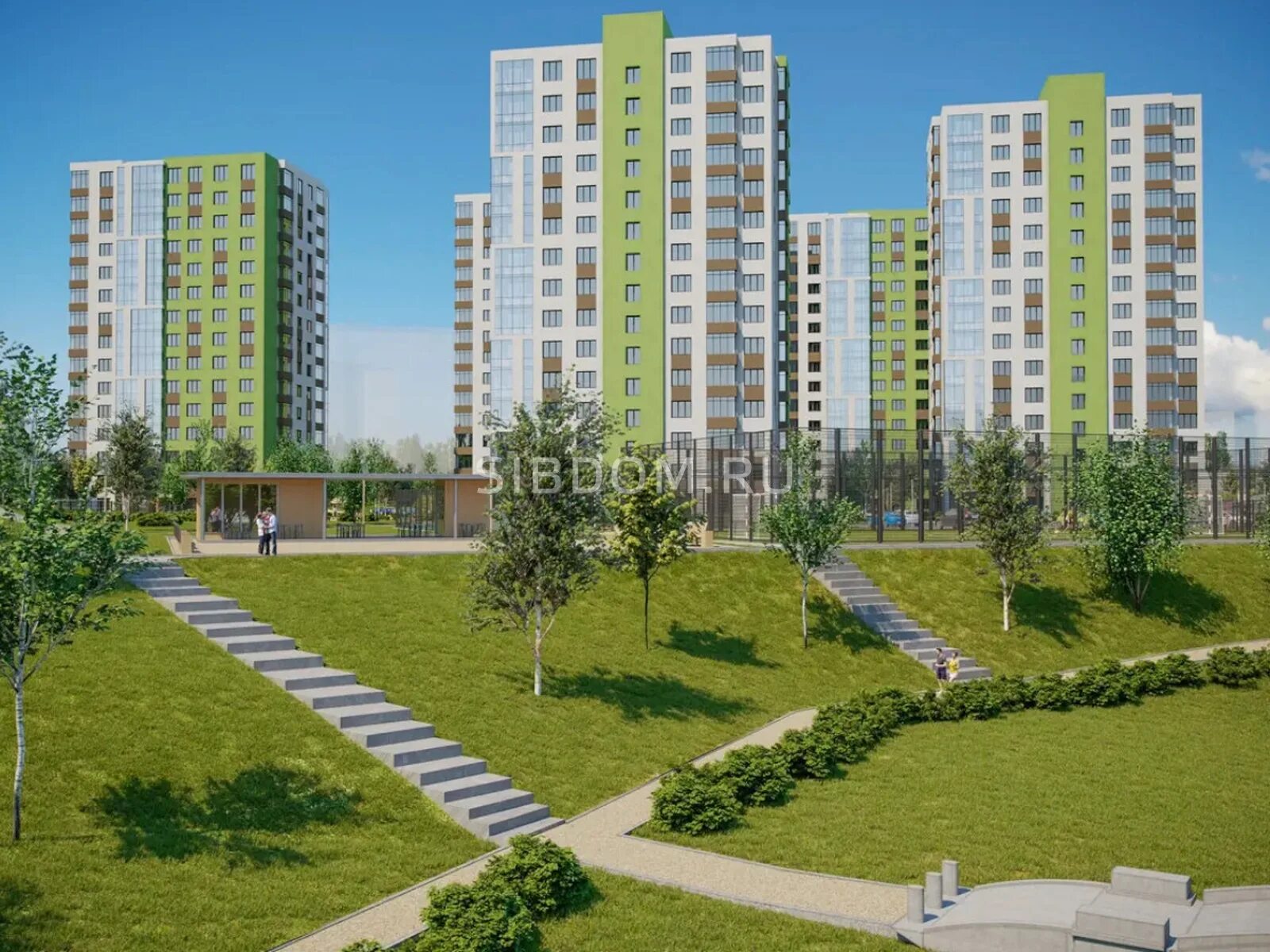 Парковый кемерово пр молодежный фото ЖК Парковый, дом 3, цены, фото, планировки квартир, ход строительства, официальн