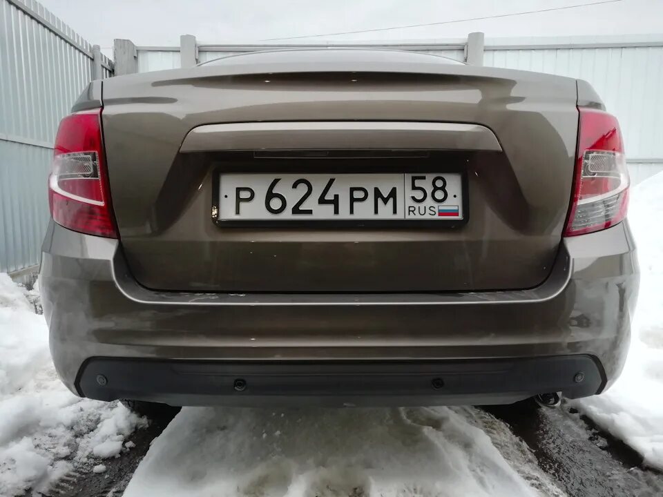 Парктроник установка своими руками гранта Установка парктроника - Lada Гранта (2G) FL, 1,6 л, 2018 года аксессуары DRIVE2
