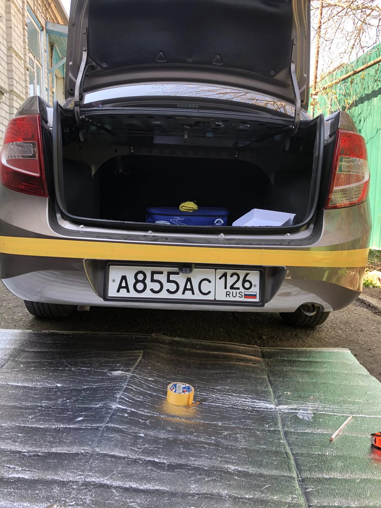 Парктроник установка своими руками гранта Установка парктроника на Гранту в задний бампер - Lada Гранта, 1,6 л, 2014 года 