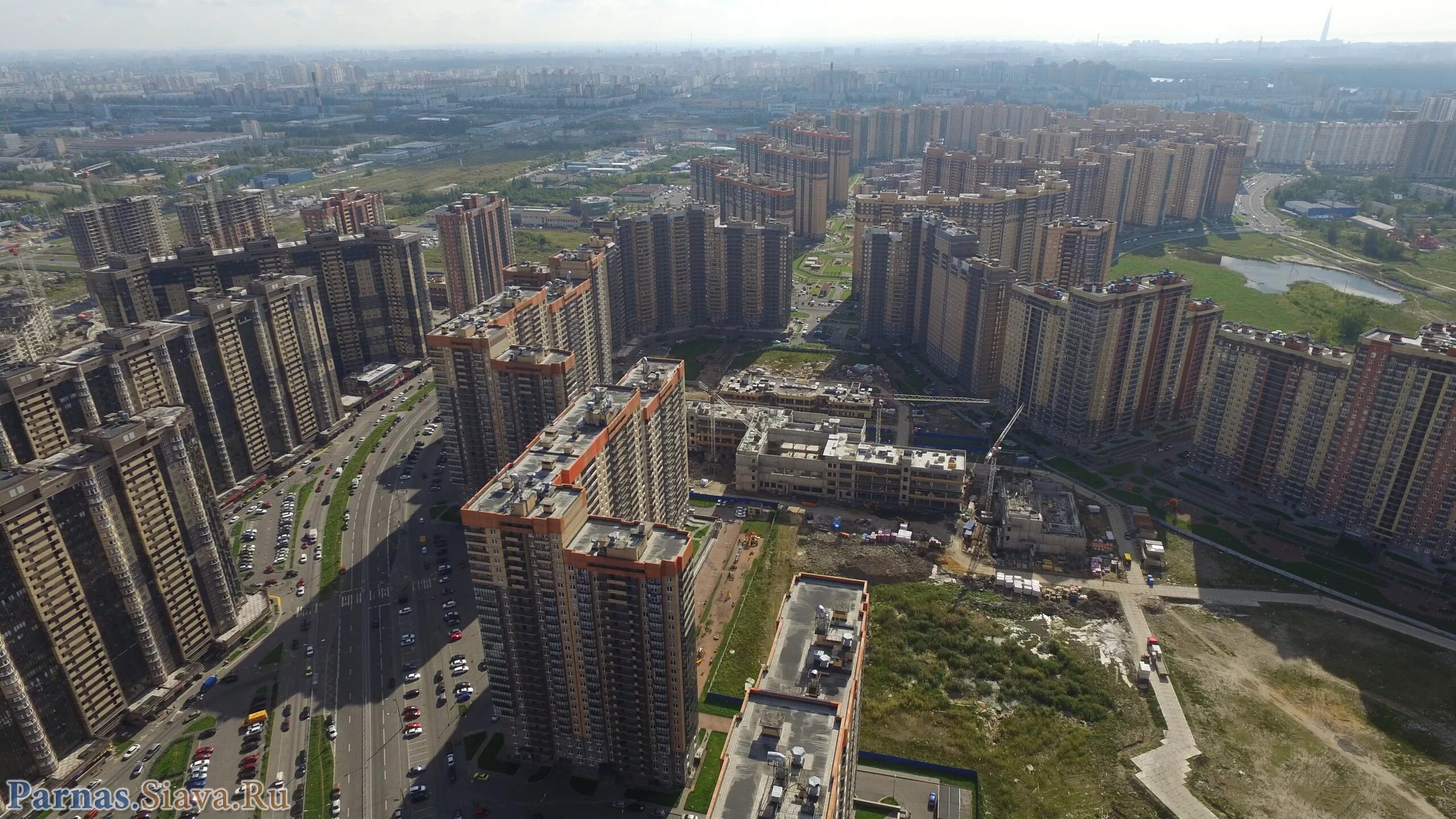 Парнас фото санкт петербург Северная долина и окрестности сверху - Санкт-Петербург, Парнас, Северная долина