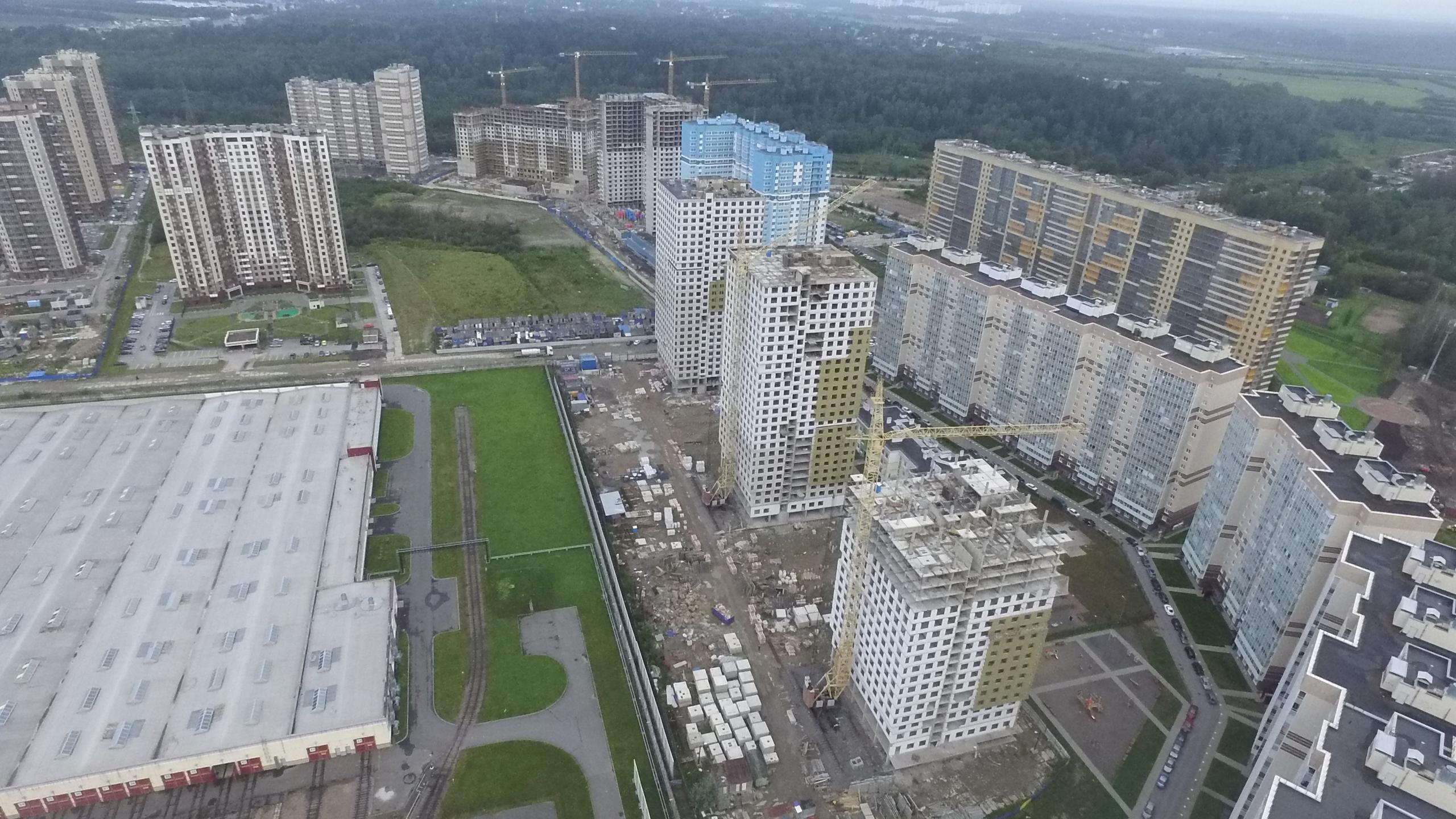 Парнас сити фото Ход строительства ЖК Парнас в Санкт-Петербурге Pronovostroy