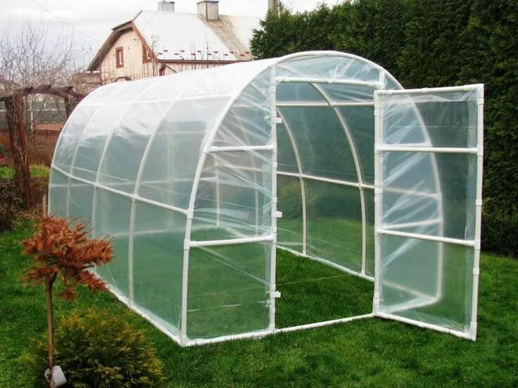 Парник из труб своими руками фото Как продлить жизнь пленки Diy greenhouse plans, Diy greenhouse, Greenhouse plans
