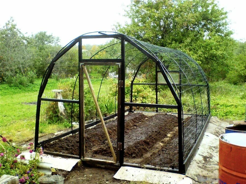 Парник из труб своими руками фото Моя теплица. Ноу-хау Garden, Greenhouse
