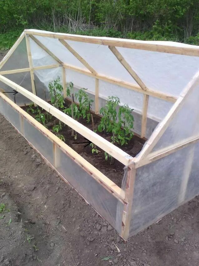 Парник под огурцы своими руками фото Парник из пластиковых труб своими руками Gemüseanbau, Garten hochbeet, Gemüsegar