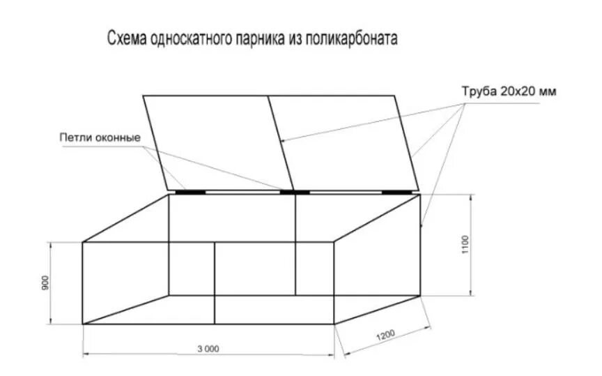 Парник своими руками чертежи размеры Парник своими руками: как сделать, подробные инструкции