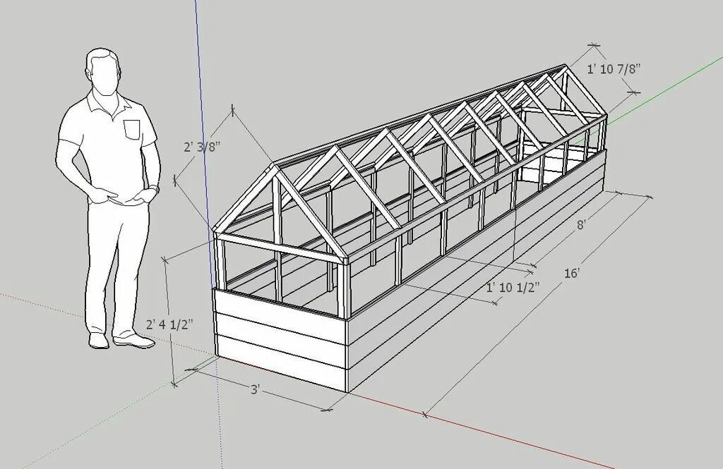Парник своими руками проекты и чертежи Raised Bed Greenhouse Raised bed greenhouse, Raised beds, Vegetable garden raise