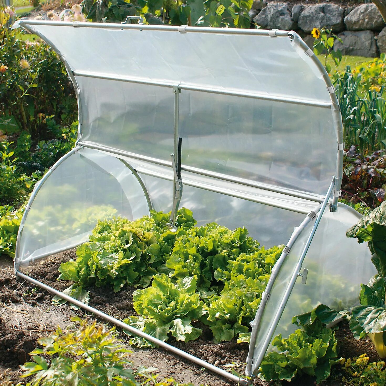 Парники для дачи фото Frühbeet-Tunnel Stahlrahmen Manufactum Cold frame, Winter garden, Garden structu