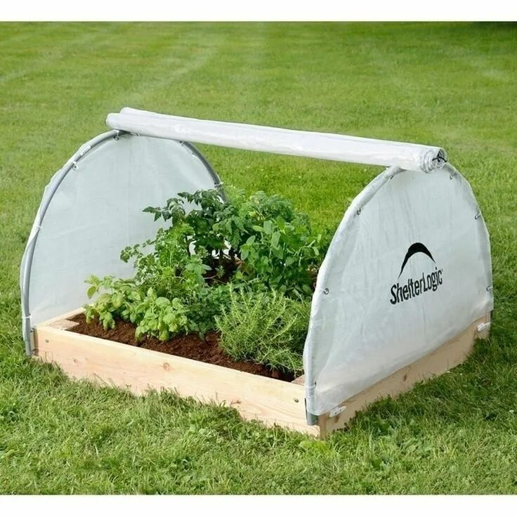 Парники для дачи фото ShelterLogic GrowIt Backyard Raised Bed Greenhouse- Round Style 70617 Greenhouse