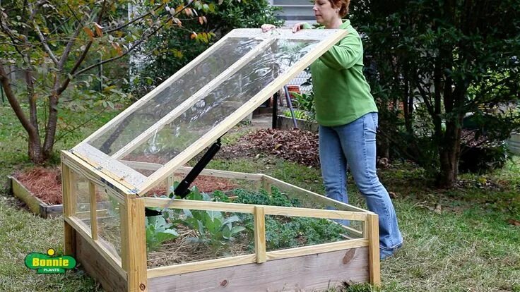 Парники для дачи своими руками DIY Cold Frame Raised Bed with this How-to Bonnie Plants Cold frame gardening, C