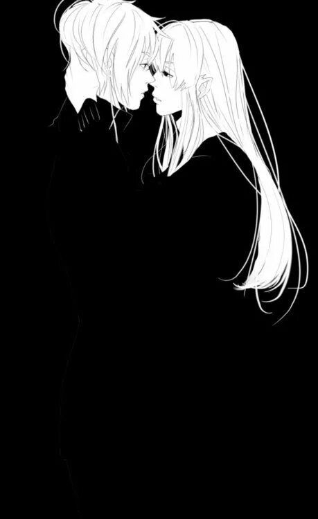 Парные фото аниме черно белые "O amor é algo simples compartilhado entre duas pessoas" Casal manga, Desenho ca