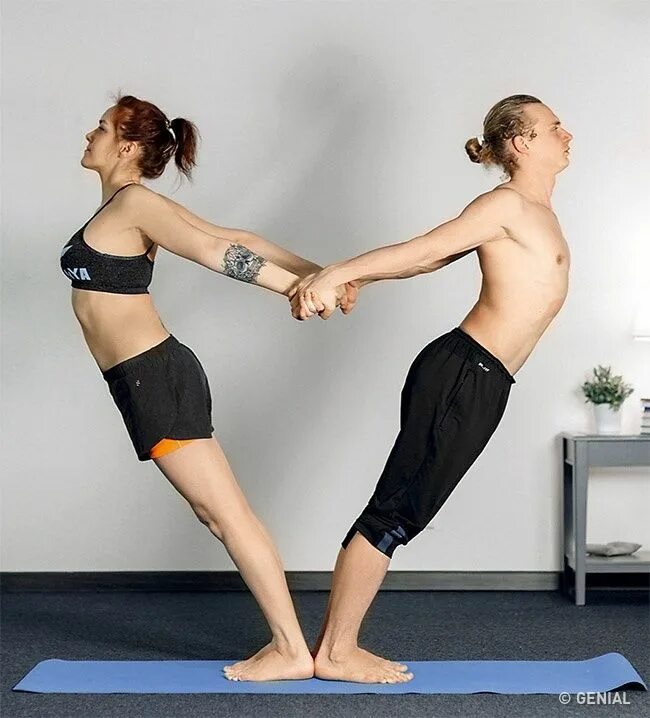Парные фото игры Pin en Yoga