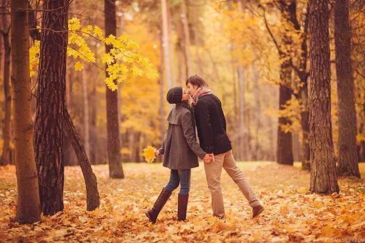 Парные фото осень Любовный гороскоп на октябрь 2019 года - Photo, Autumn photography portrait, Aut