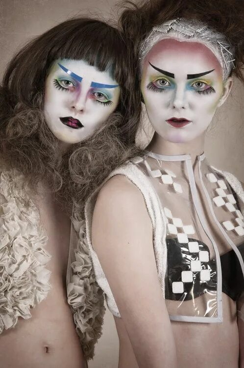 Парные макияжи с подругой легкие и красивые Burning man Fantasy makeup, Extreme makeup, Makeup
