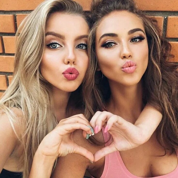 Парные макияжи с подругой легкие и красивые Pin de Annanas em Bff