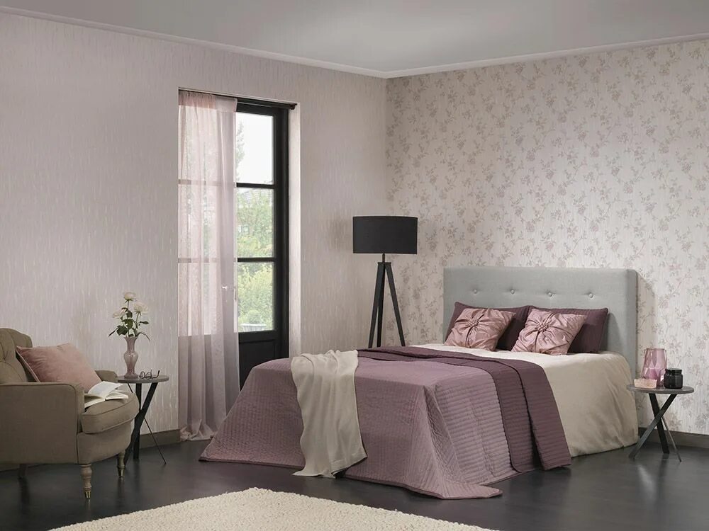 Парные обои в интерьере фото Коллекция Rasch Palace - интернет-магазин Отделкино City