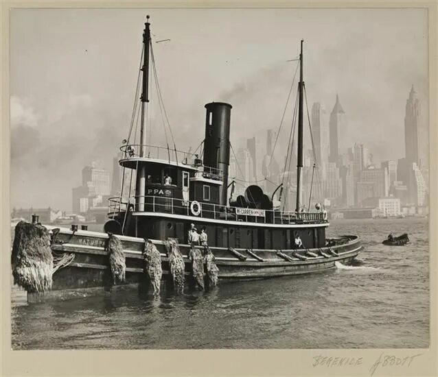 Пароход фото 19 век Revisit Thousands Of Berenice Abbott's Photos Of 1930s NYC Tug boats, New york h