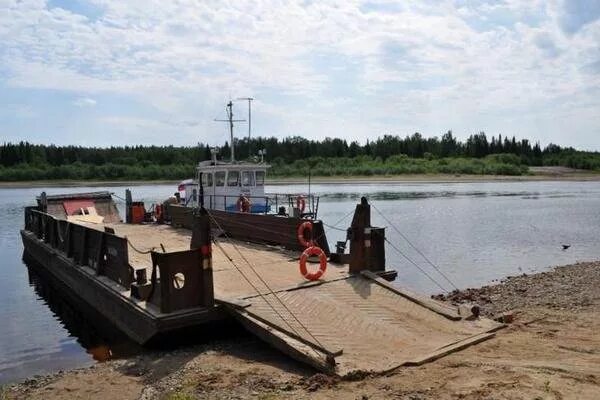 Паром через реку фото Закрытие переправы - Объявления - Администрация сельского поселения Сытомино - С