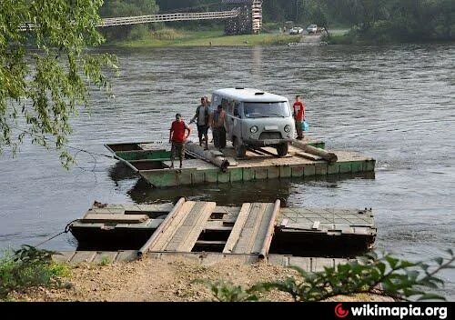 Паром через реку фото Частная паромная переправа через реку Большая Уссурка