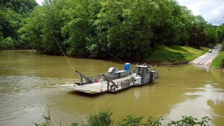 Паром через реку фото Free Image on Pixabay - Green River Ferry, Mammoth Cave Take better photos, Gree