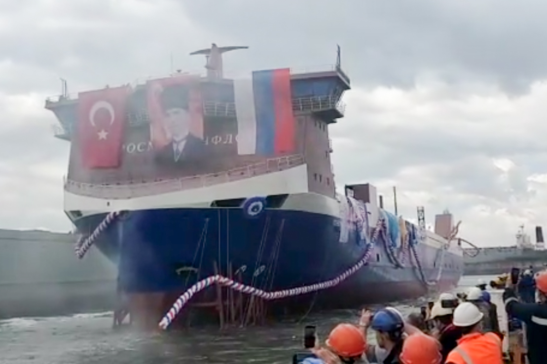 Паром генерал черняховский фото В Турции спустили на воду второй двухтопливный паром для линии "Усть-луга -Балти