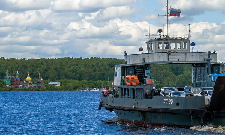 Паром казань фото Паромная переправа Верхний Услон - Аракчино, Казань. Татарстан отзывы