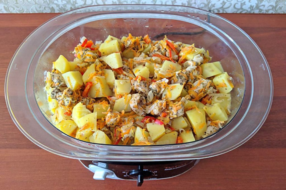 Пароварка рецепты приготовления блюд с фото простые Нежное куриное филе с картофелем в пароварке - вкусный пп-рецепт с фото правильн