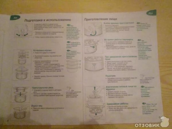 Пароварка тефаль инструкция по применению с фото Отзыв о Пароварка Tefal Steam Cuisine 1000 cl Готовит вкусную и качественную еду