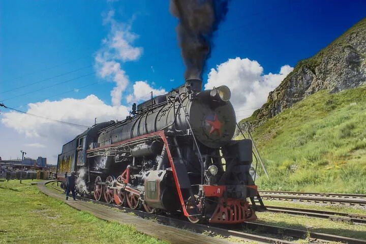 Паровоз летняя ул 20 фото Паровоз "Л" Фотосайт СуперСнимки.Ру