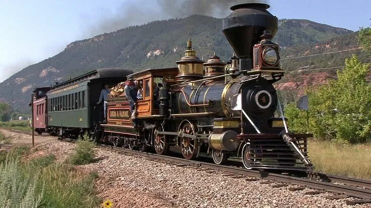 Паровоз летняя ул 20 фото Iron Horse: Wild West train Steam train photo, Steam locomotive, Model trains