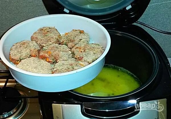 Паровые котлеты в мультиварке фото Говяжьи котлеты в мультиварке - пошаговый рецепт с фото на Повар.ру