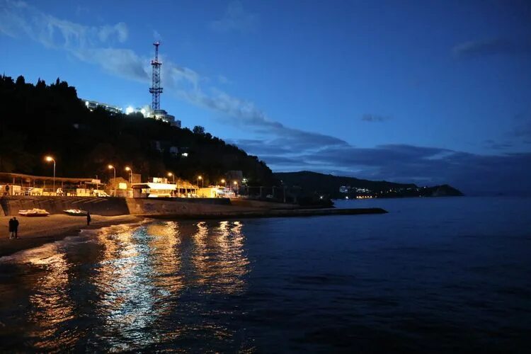 Партенит набережная фото Посёлок Партенит в Крыму Курортный посёлок г.о. Алушта в Крыму - история, описан