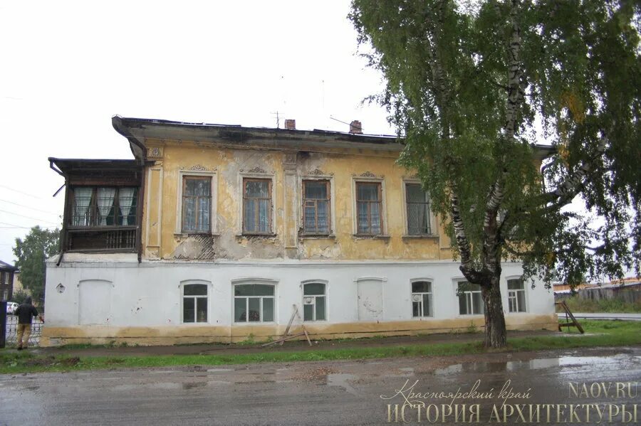 Партизанская 11 фото Фасады дома Кузнецова, пер. Партизанский, 11а, г. Енисейск