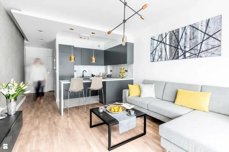 Партнеры дизайн студии The Interior Design Institute Small apartment interior, Living room decor apartm