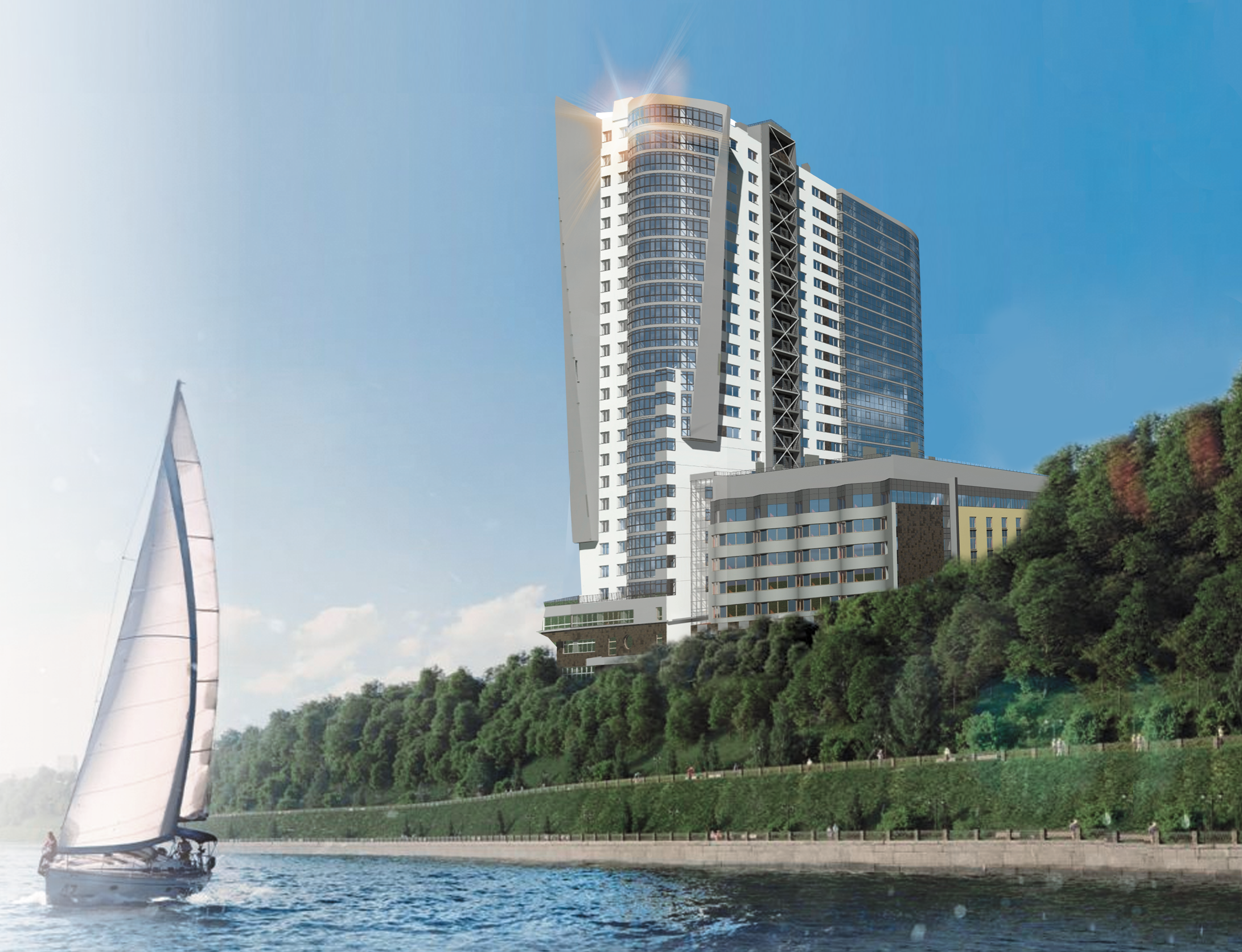 Парус 9а 1 й комплекс фото ЖК "Эскадра" 2 х 19э ЖК Парус 25э построено Page 35 SkyscraperCity Forum