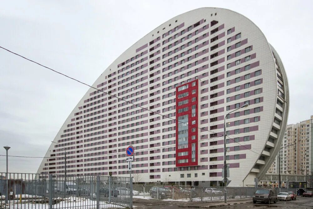 Парус московская ул 4 фото Пять самых необычных жилых домов Москвы МИР КВАРТИР Дзен