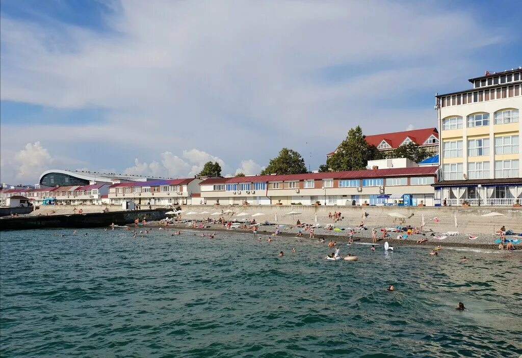 Парус сочи фото Муниципальный пляж Парус, пляж, Россия, Краснодарский край, Сочи, жилой район Ад