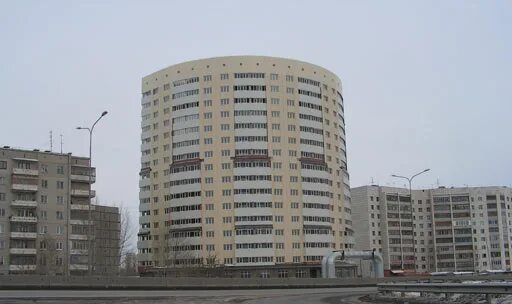 Паруса тюмень фото Фотогалерея. Жилой дом "Парус" в Тюмени