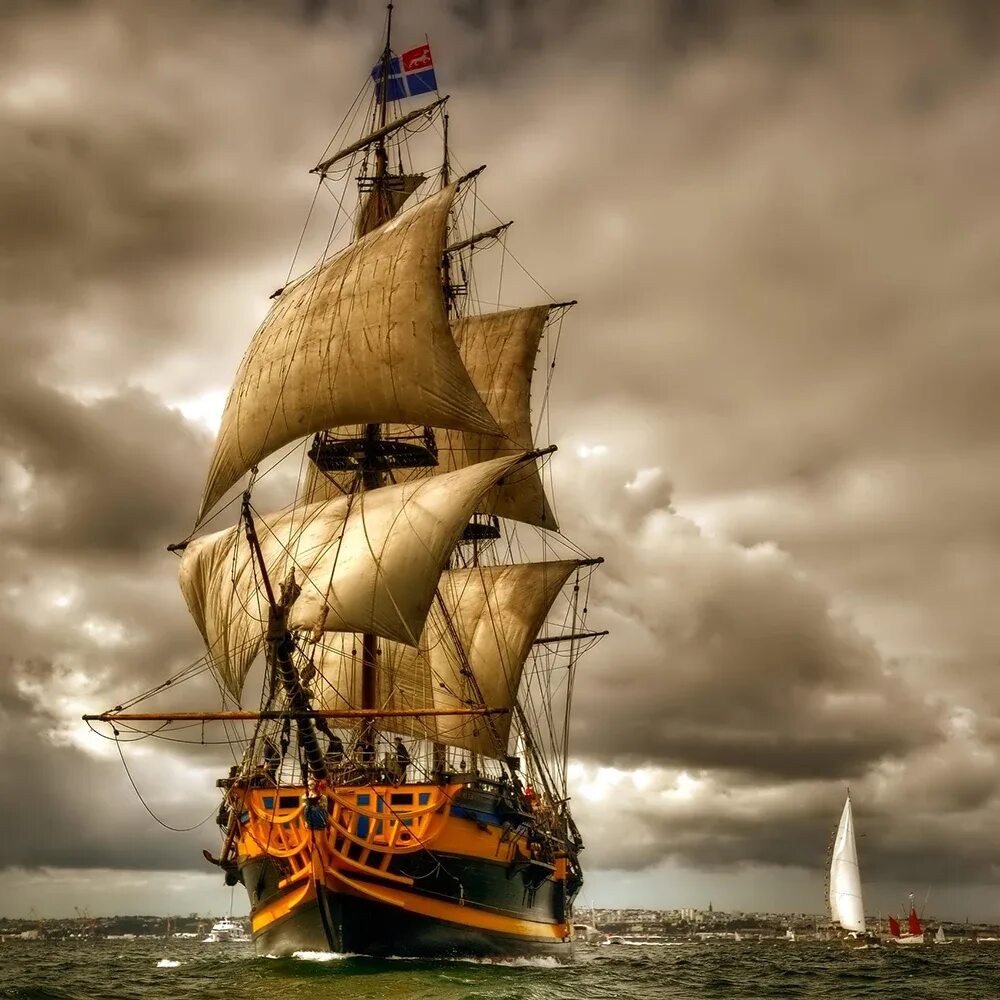 Парусники фото высокого Drill Shiny 5D DIY Diamond Painting Sail Boat in Ocean Diamond Embroidery Scener