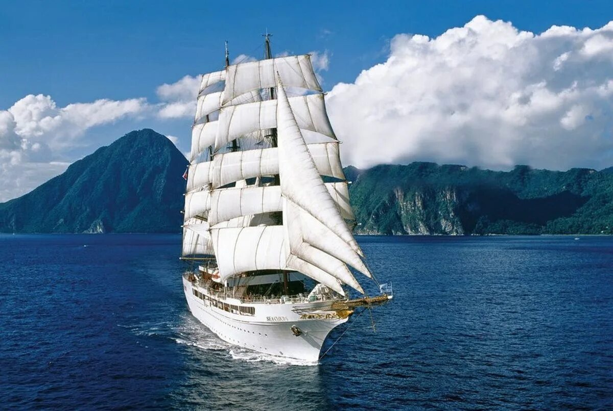 Парусники фото высокого разрешения Sea Cloud II Ship Stats & Information- Sea Cloud Cruises Sea Cloud II Cruises: T
