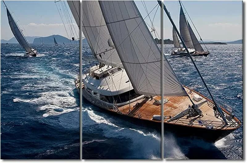 Парусные яхты фото высокого разрешения Amazon.com: Sailboat Prints Framed